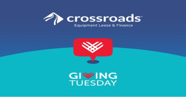 Crossroads Equipment Lease and Finance Celebrates GivingTuesday with corporate matched charity donations