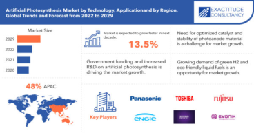 Artificial Photosynthesis Market to hit USD 95.46 billion by 2029, grow at a CAGR of +13.5% | Exactitude Consultancy