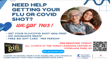 Torah Learning Center Awarded Funding to Conduct Vaccination Promotion Activities to Adults and People with Disabilities