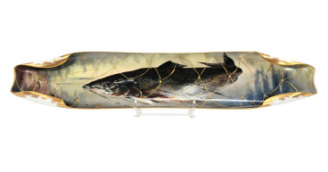 Woody Auction's January 6th online antique auction will feature an 1880s Rutherford B. Hayes White House fish platter