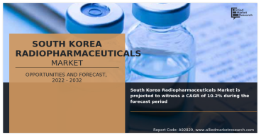 South Korea Radiopharmaceuticals Market is projected to grow at a CAGR of 10.2% from 2022 to 2032