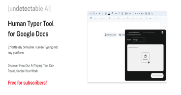 New Auto Typer Tool To Simulate Realistic Typing In Google Docs Released