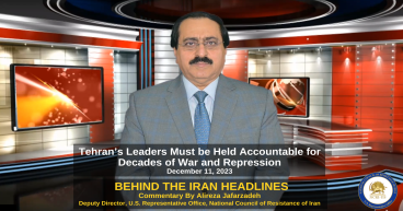 NCRI-US: Tehran’s Leaders Must be Held Accountable for Decades of War, Repression
