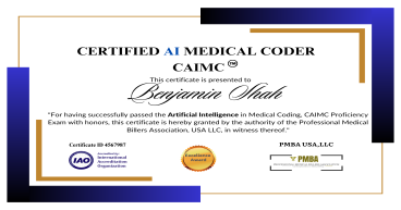 PMBAUSA Launches CAIMC™ - The Ultimate AI Medical Coding Training and Certification Program