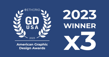 Etherio Shines at GDUSA Awards: Celebrating Three Distinguished Wins