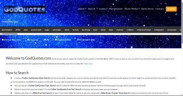 GodQuotes.com Launches, Offering Unique Search Engine for the Words of God