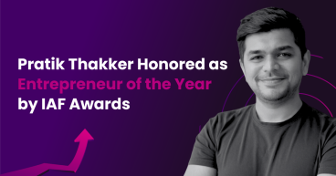 Pratik Thakker Honored as Entrepreneur of the Year by IAF