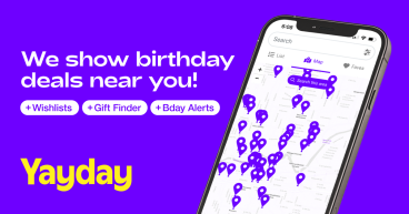 Yayday app surpasses 200,000 birthday freebies