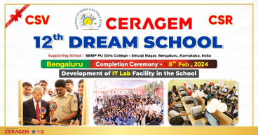 Ceragem India Has Completed its 12th Dream School in Bengaluru