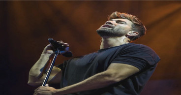 Pablo Alborán prepares to light up the YouTube Theater stage in Los Angeles on February 24