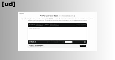 Undetectable AI Paraphraser Available For Free