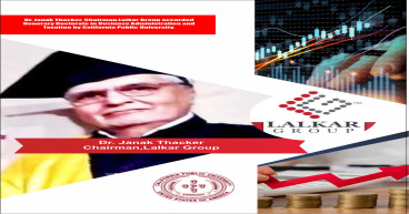 Dr. Janak Thacker of Lalkar Group Conferred with Honorary Doctorate in Business Administration and Taxation