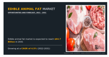 Edible Animal Fat Market 2031 | Business Strategies and Opportunities With Key Players Analysis