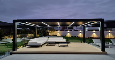 Australian designed louvre roof pergolas now available in India