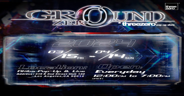 GROUNDZERO: a threezero pop-up store comes to Akiba Pop-Up & Live in Little Tokyo, Los Angeles for a whole month