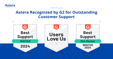 Astera Data Pipeline Builder Earns G2 Recognition for Outstanding Customer Support