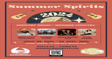 Country Music Set to Shine at Clarence-Rockland’s Summer Spirits Festival