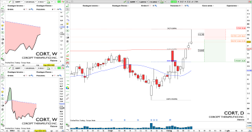 Short CORT: rejection day can develop key range after impulse move