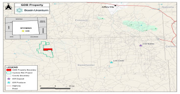 Basin Uranium Stakes Uranium Project in the Great Divide Basin, Wyoming