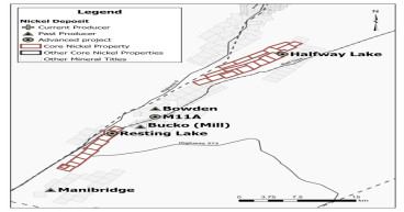 Core Nickel Commences Airborne Geophysical Surveys at Halfway Lake and Resting Lake Projects in the Central Thompson Nickel Belt, Manitoba