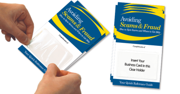 New Personalized Booklet Helps Seniors Fight Scams