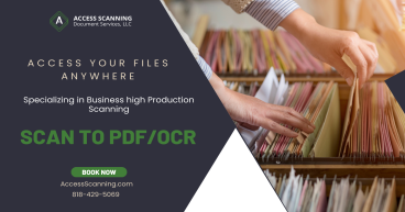Unlock the Power of Digitization: Access Scanning Document Services, LLC Offers HIPAA Document Scanning to PDF Service