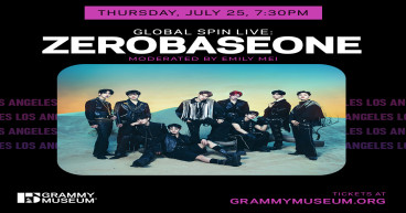 ZEROBASEONE Appears on ‘Global Spin Live’ at the Grammy Museum in the United States on July 25th