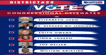 Six Elected Democratic National Delegates from the 24th Congressional District of Florida Endorse Joe Biden for President