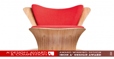 Blume Lounge Chair by Yu-Cheng Wu Wins Iron A' Design Award in Furniture Design Category