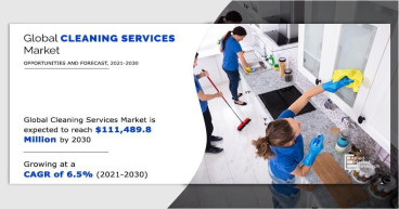 Cleaning Services Market Navigating Business with CAGR of 6.5% with Revenue of $111,498.8 million by 2030