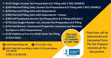 Taxestoday.net Redefines Tax Preparation Services in California: Affordable, Reliable, and Comprehensive