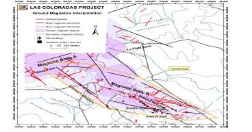 Kingsmen Completes Interpretation of Las Coloradas Ground Magnetics
