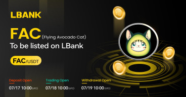 Flying Avocado Cat (FAC) Is Now Available for Trading on LBank Exchange