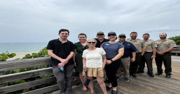  Rep. Kelly Skidmore Tours John D. MacArthur Beach State Park 