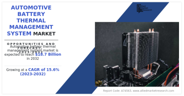  Automotive Battery Thermal Management System Market Foreseen to Grow Exponentially Over 2032 
