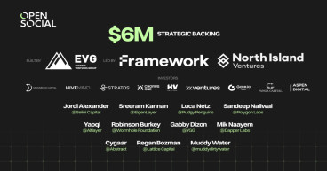Social Infrastructure OpenSocial Protocol receives $6 M strategic backing led by Framework Ventures and North Island Ventures to fuel community apps