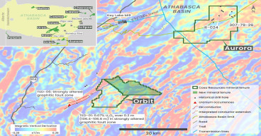 Cosa Resources Enters Agreement to Expand its 100% Owned Orbit Uranium Project, Athabasca Basin, Saskatchewan
