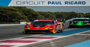 Ferrari Star Driver Dylan Medler races at Ferrari Challenge Europe Championship in France