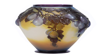Woody Auction's August 24th auction, live and online, features wonderful examples of art glass pieces and fine furniture