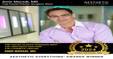 Board-Certified Plastic Surgeon, Dr. Amir Moradi, Has Been Named A Winner In The 2024 Aesthetic Everything® Awards