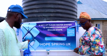 Hope Spring Handover Latest Clean Water Project To Beneficiary Community