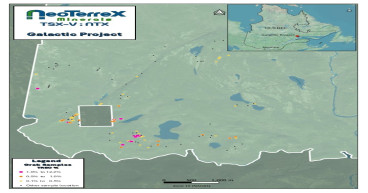 NeoTerrex Discovers Heavy Rare Earths at Surface at Galactic: Grab Samples Yield up to 12.23% TREO and 4.56% HREO