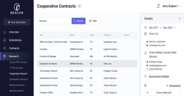 Beacon Bid Launches New Free Cooperative and Shareable Contract Search Tools