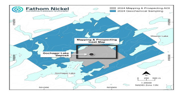 Fathom Extends Geochemical Footprint of the Historic Gochager Lake Deposit Area by up to 25 Times