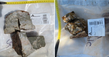New Destiny Mining Discovers New Spokane Vein - Outcrops Sampled 35 Meters Apart 6.6% Copper and 100 G/T Silver Using XRF Spot Analysis