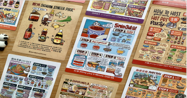 Rediscover the Joy of Cooking with Panda's Illustrated Recipe Cards