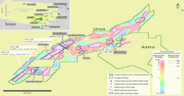 Cosa Resources Announces Commencement of Drilling at the 100% Owned Ursa Uranium Project, Athabasca Basin, Saskatchewan