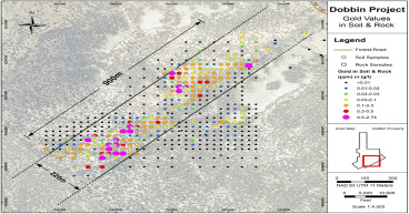  Phenom Reports Strong Gold Results from its Dobbin Gold Project, Nevada 