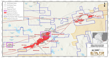  STLLR Gold Intersects 1.10 g/t Au over 74.00 m (Including 2.06 g/t Au over 29.60 m) at the Last Chance Zone at the Tower Gold Project 