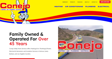 Conejo Services Hires GoMarketing with New Website Branding Redesign for their Websites